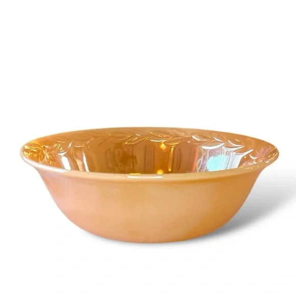 VTG Fire King Peach Lustre Bowl - Picture 3 of 10